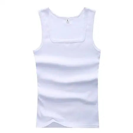 Men 2024 Summer Bodybuilding Sleeveless Fitness Vest Sports Cotton Tank Top