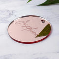 Wholesale Round Acrylic Name Tag With Laser Cut Logo for Wedding/Party Decoration Gift Tags