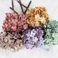 M252 Artificial Silk Dried Hydrangeas Wedding Decoration Flowers Flores Artificiales Decorative Hydrangea Branch Stem Decoration