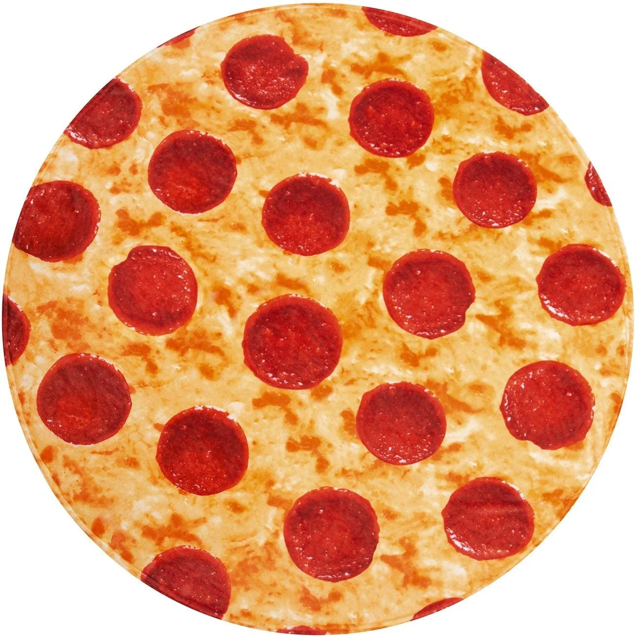 Pizza Blanket 2.0 Double Sided 47 60 71 80 Inches Novelty Realistic Pizza Food Throw Blanket 285 GSM Flannel Blanket 1.0
