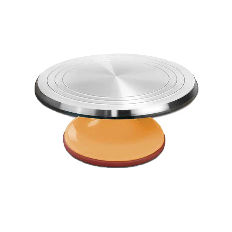 Factory Direct Sale Metal Aluminum Alloy Cake Table Stands Revolving Cake Turntable for Birthday Party