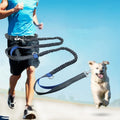 Running Retractable Nylon Rope Collar Professional No Pull Harness Reflective Print Adjustable Walking Belt Hands Free Dog Leash