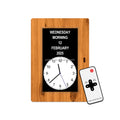 Pros Smart Digital Calendar Clock Elderly Medication Reminder Dementia Alzheimers Clock Calendar Analogue Custom Alarms Auto DST
