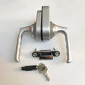 Wholesale Price Aluminium Alloy Swing Glass Sliding Frameless Door Locks with Handle Lock
