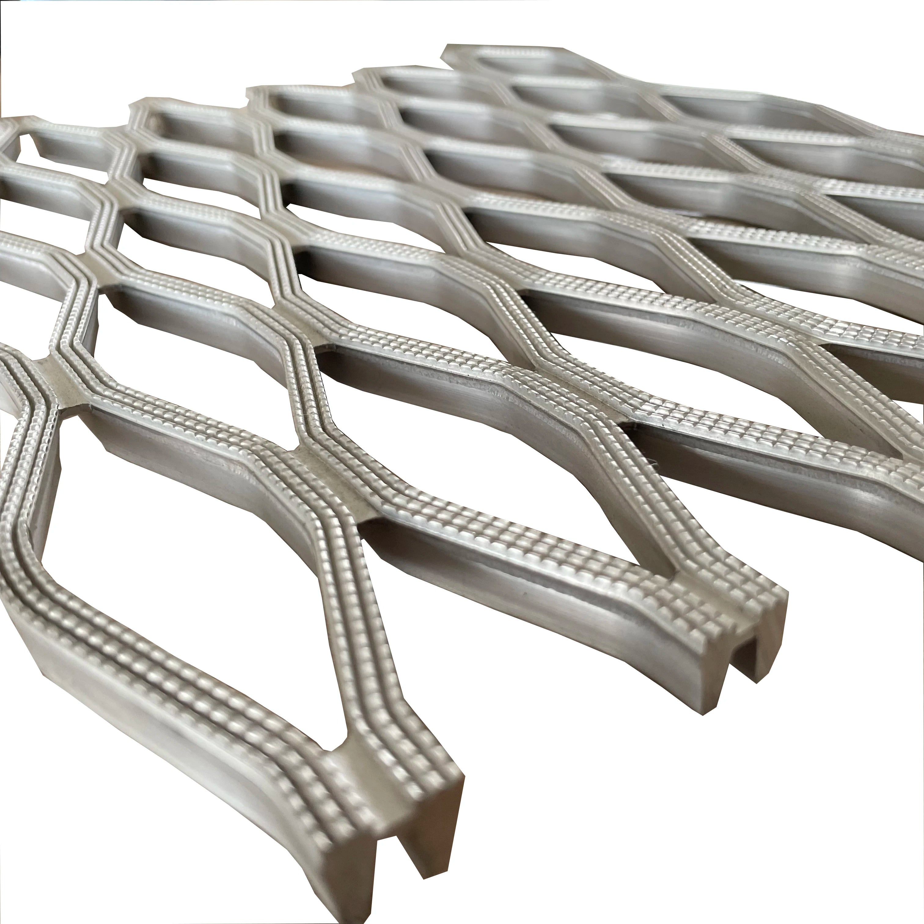 Roof Top Expanded Mesh Aluminum Grating Catwalk Walkway