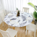Billiard Pool Waterproof Oil Proof Elastic Cord Edge Made Suitable Party Picnic Round Table Cloth
