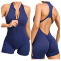 YWYSKF-6646 Ladies One Piece Yoga Wear Zipper Yoga Suit Sleeve Sportswear Women's Running Wear