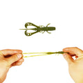 Floating Soft Shrimp Lure Rubber Worm Grubs T Tail 60mm 70mm TPE Artificial Bait Suit for Fishing Baits Shad Wobblersl Swimbait