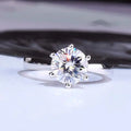 2024 Trendy Women Fashion Jewelry Bridal Engagement Diamond Wedding Cubic Zirconia Ring