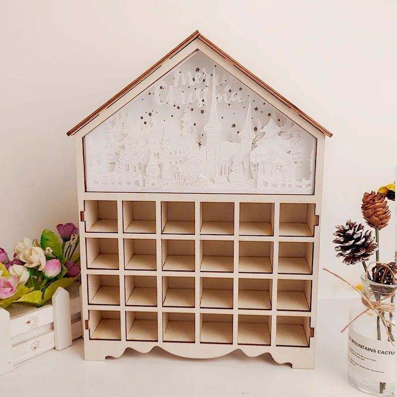 New 3D Wooden Puzzle DIY Model Kids Toy French Style DIY Christmas House Puzzle 3D Building Wooden Puzzles