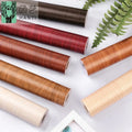 Vinyl Wood Self Adhesive Wallpaper PVC Waterproof Living Room TV Cabinet Home Decor Furniture Wardrobe Door Wall Stickers