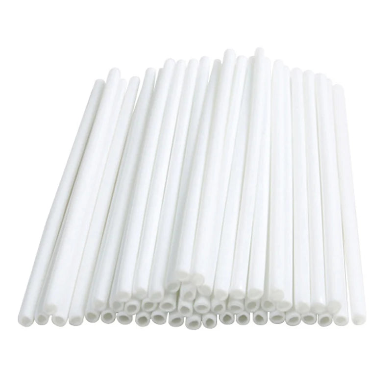 New 100Pcs/Set 10CM Long Pop Plastic Lollipop Stick for Lollipop Chocolate Sugar Stick Pole Handle Rod Cake Dough Tool Baking