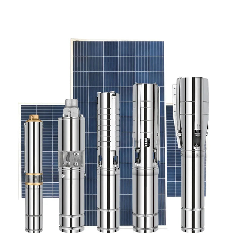 4 Inch Ac Dc Water Solar Powered Open Well Vertical Submersible 3 Phase 4 Inch Pumps