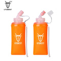UTOBEST 550ml Collapsible TPU Sports Flask Direct Drinking Water Bottle for Running Hiking Cycling Climbing and Camping
