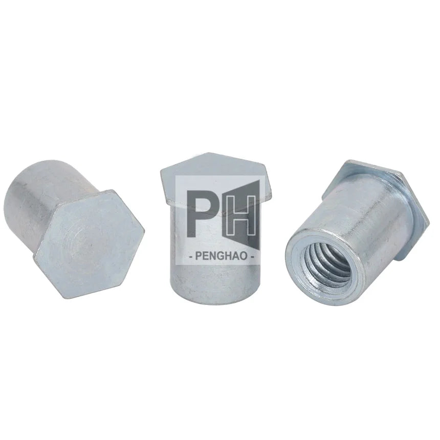 M2 M2.5 M3 M4 M5 M6 Half All Threaded BSO Zinc Plated Carbon Steel Round Hex Flat Head Waterproof Self Clinching Standoffs