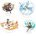 Customized Cartoon Animation Character Yuanshen Big Bracket Acrylic Bracket Vertical Desktop Display Rack Ornaments