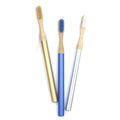 LULA Eco Friendly for Toothbrush with Plug-in Replacement Brush Heads and Soft Bristles Biodegradable for Handle