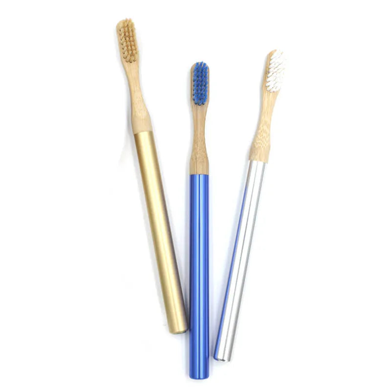 LULA Eco Friendly for Toothbrush with Plug-in Replacement Brush Heads and Soft Bristles Biodegradable for Handle