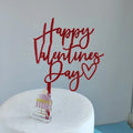 New Arrival Happy Valentines Day Love Acrylic Cake Toppers Party Supplies Cake Decoration Number Shape Cake Accessory Parties