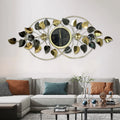 Modern 3D Metal Wall Clock High Quality Flower Design for Home Hanging Decoration for Living Room Bedroom Wall Art From China MegaBDM