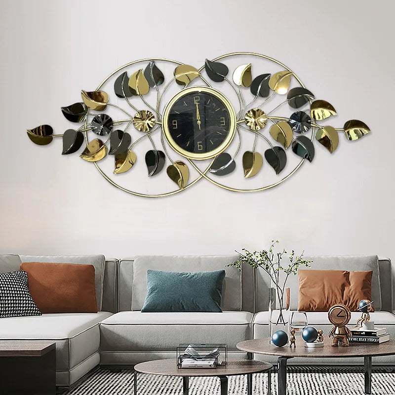 Modern 3D Metal Wall Clock High Quality Flower Design for Home Hanging Decoration for Living Room Bedroom Wall Art From China MegaBDM