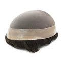 6" Dura Mono Mens Toupee Wig Various Color Size Indian Human Hair Best Toupee for Men