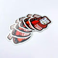 Custom Die Cut Hologram Vinyl Printing Stickers Adhesive Waterproof Custom Holographic Label Stickers