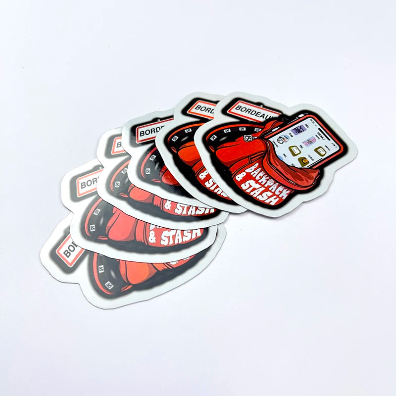 Custom Die Cut Hologram Vinyl Printing Stickers Adhesive Waterproof Custom Holographic Label Stickers