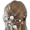 MIO 18PCS/Set U-shaped Hairpin Metal Pearl Hair Fork With White Pearl Bridal Wedding Beautiful Hair Accessories for Women