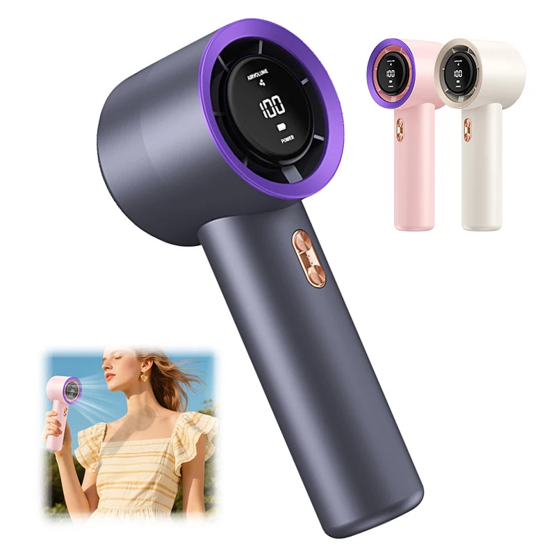 Mini Fan 3000mah Usb Rechargeable Battery Handheld Personal Cooling Fan Portable Handheld Fan