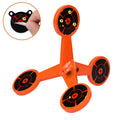 Metal Automatic Ground Rolling Target Mud Ball Steel Ball Catapult Target Shoot Practice Splash Target Paper Suit