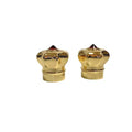 Factory Logo Printed Luxury Aluminum Tube Crown Perfume Bottle 15mm Smart Lids with Luxury Screw Cap Made of Metal