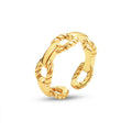 Nice Quality Female Gold Plated Opening Adjustment Index Finger Stainless Steel Ring Wholesale