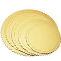 Hot Selling Golden Silvery White 2mm Cake Board 4 5 6 7 8 10 11 12 14 Inch Cake Board for Wedding Birthday Party Bakery Shop