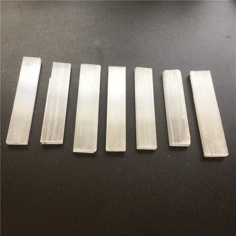 Gemstone Gypsum Selenite Sticks Wands Energy Raw Stones Selenite