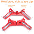 Woodworking 90 Degree Right Angle Fast Fixed Pictures and Photo Diy Frame Holder Clamp