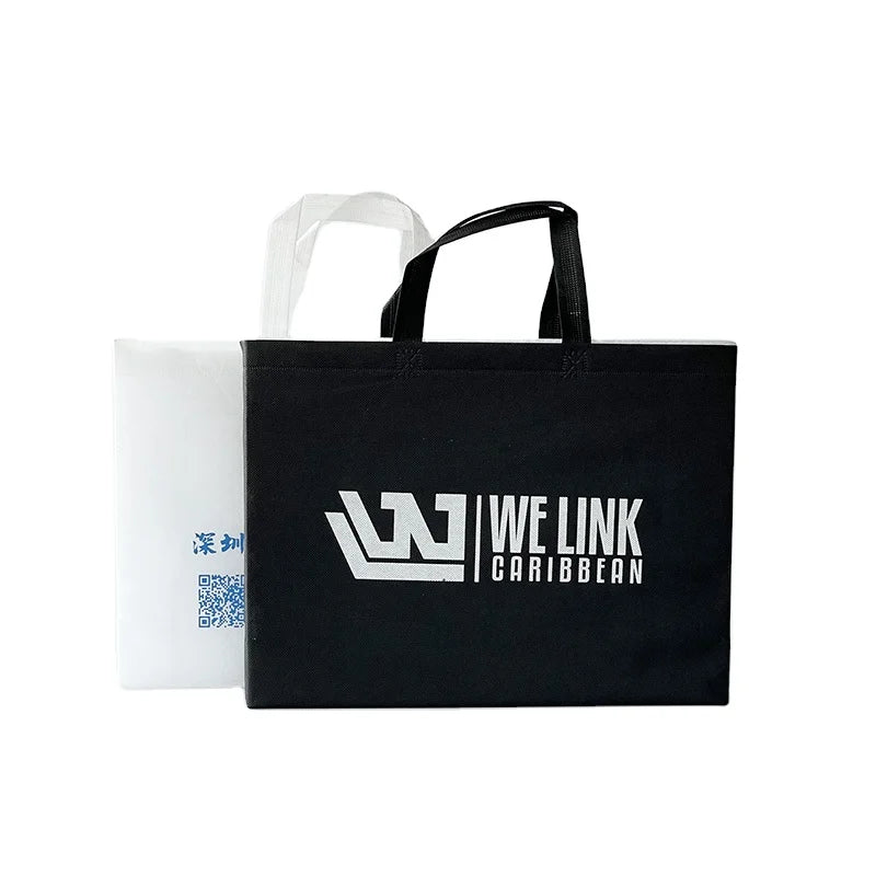 Reusable Non Woven Bag Sustainable Shopping Tote Eco Friendly Alternative to Paper Bag Recyclable Fabric Bag for Daily Groceries