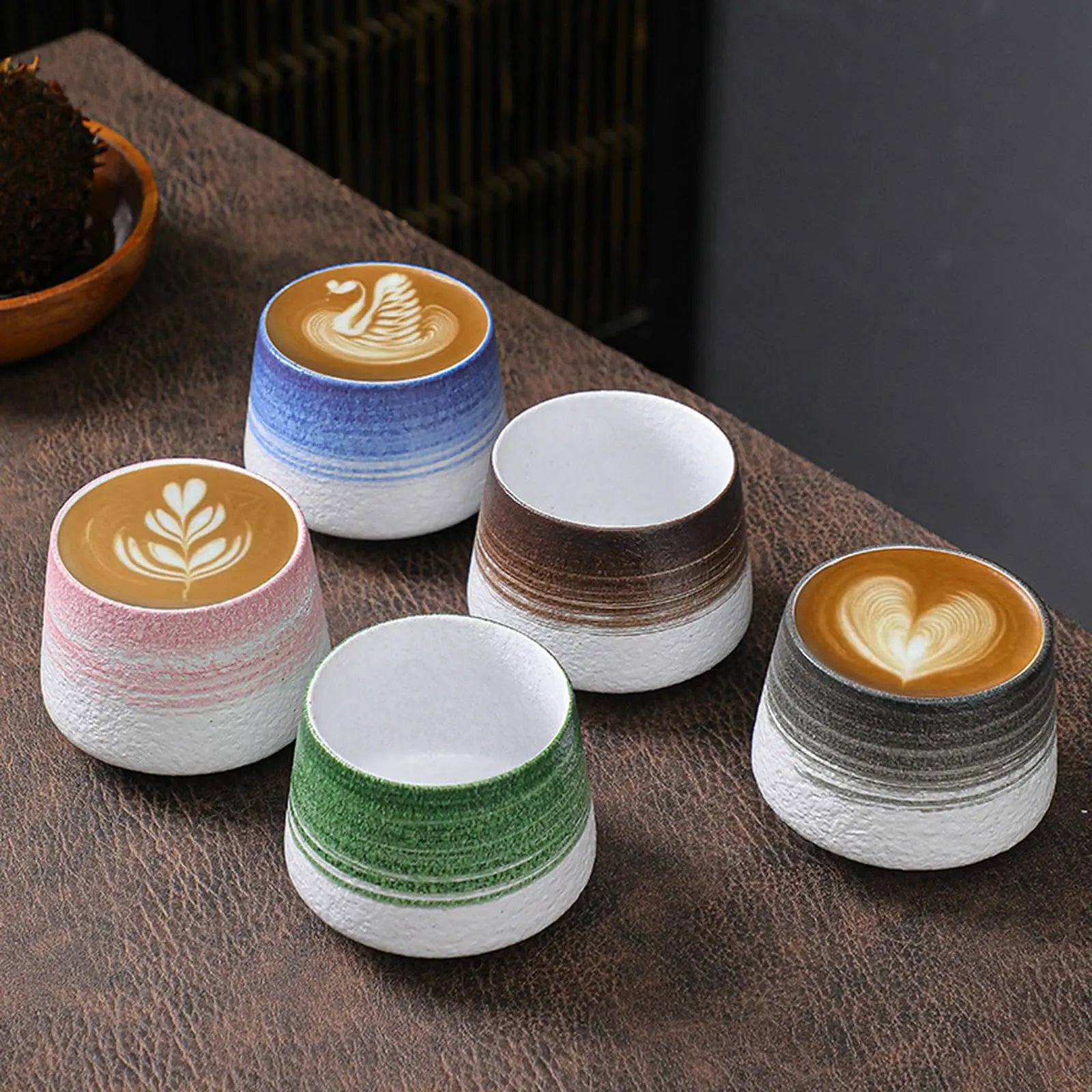 Factory Price Europe Modern Colorful Pottery Matcha Tea Mug Ceramic Tea Cups Coffee Mug Cups