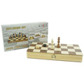 Ready to Ship Wooden Chess Backgammon and Chess Checker Set 3 in 1 Chess Game Set for Playing Games