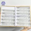 Multiple Shapes Diamonds Reference Chart Gemstones Size Set Display Tools Box Various Shapes Size Chart