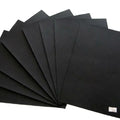 Customized 80~450gsm Coated Double Side Black Cardboard Paper for Shoe Packaging Gravure Printing Compatible