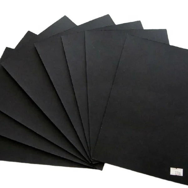 Customized 80~450gsm Coated Double Side Black Cardboard Paper for Shoe Packaging Gravure Printing Compatible