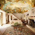 Custom wallpaper European style large scale mural living room ceiling wallpaper mural