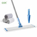 Large Wide Microfiber Flat Mop New Design Commercial Mop for Hardwood Laminate Tile Floor Cleaning