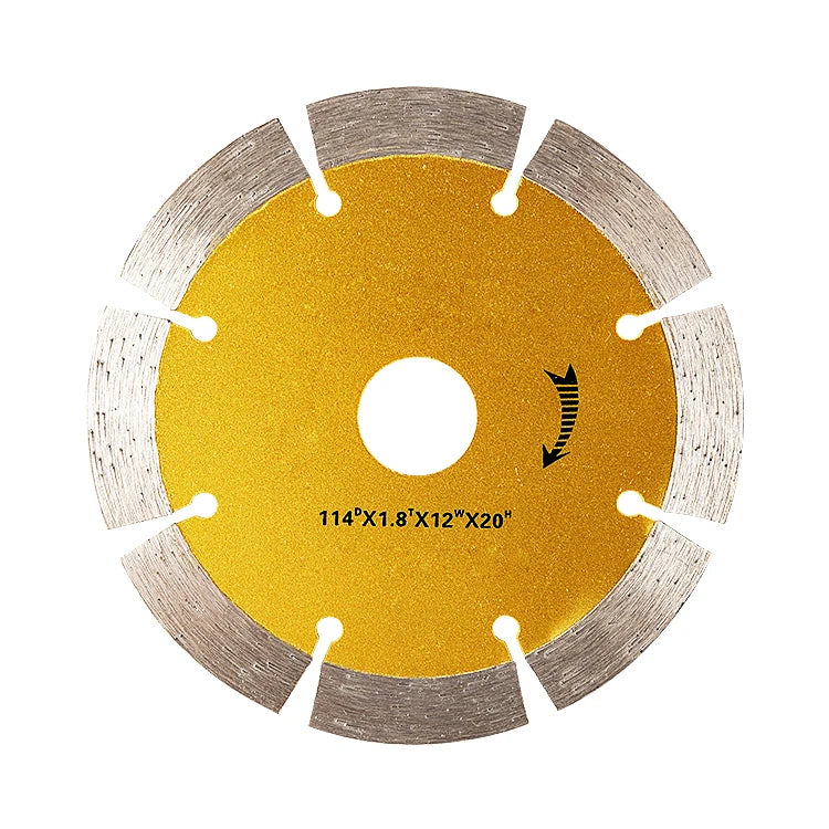 Industrial Hot Press Nitride Segmented Circular Saw Blade 114mm Diamond Cutting Disc OEM Professional Grade for Masonry Granite