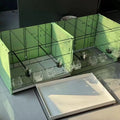 Upgraded Large Flight Bird Cage - 8 Front Doors Full Back Panel & Divider for Breeding Parrot Aviary Cage with Seed Guard