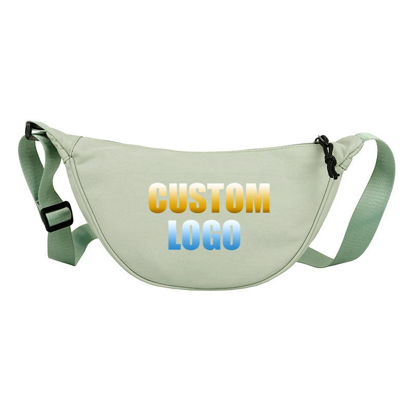 Slung Nylon Dumpling Bag Light Weight Simple Satchel Female Portable Shoulder Bag Underarm Bag
