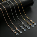 Luxury Metal Anti Drop Decoration Sunglasses Chain Optical Frame Glasses Chain Holder Necklace Eyewear Glasses Strap