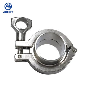 Aohoy 304 316 SMS ISO 1 1.5 2 3 4 Inch Sanitary Stainless Steel Triclover Triclamp Weld Pipe Fitting Ferrule Tri Clamp
