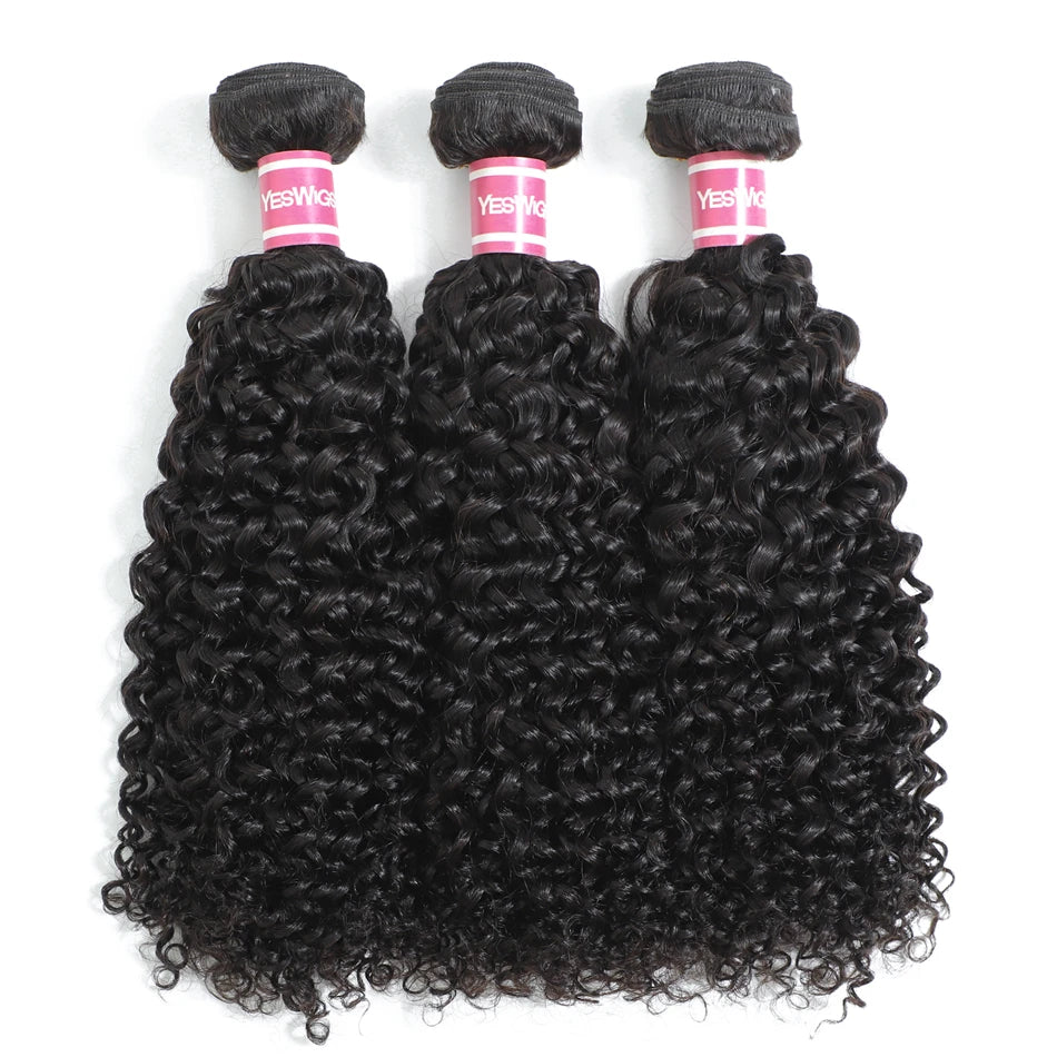 100% Real Mongolian Kinky Curly Human Hair Cuticle Aligned Extension Double Weft Natural Color Kinky Curly Human Hair Bundles MegaBDM